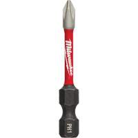 Milwaukee 48-32-4760 Embouts &agrave; percussion Shockwave Impact-Duty, Phillips, Embout #1, Prise 1/4", Longueur 2"