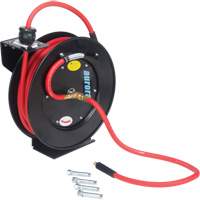 Aurora Tools UAV182 Hose Reel, Air/Water, 1/2" x 50', Single Hose, 300 psi