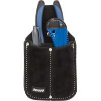 Aurora Tools UAV350 Utility Pouch, Knife Holder, Leather, 3 Pockets
