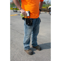 Aurora Tools UAV356 Lineman's Tool Pouch, Multiple Tool Holder, Leather, 3 Pockets