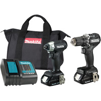 Makita DLX2423BX3 Ensemble deux outils sous compacts combin&eacute;s LXT BL, Lithium-ion, 18 V