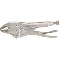 Locking Pliers with Wire Cutter, 5" Length, Curved Jaw UAV664 | TENAQUIP