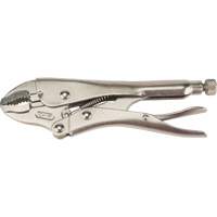 Aurora Tools UAV665 Locking Pliers with Wire Cutter, 7" Length, Curved Jaw
