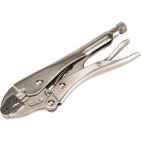 Aurora Tools UAV665 Locking Pliers with Wire Cutter, 7" Length, Curved Jaw