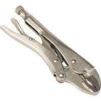 Aurora Tools UAV665 Locking Pliers with Wire Cutter, 7" Length, Curved Jaw