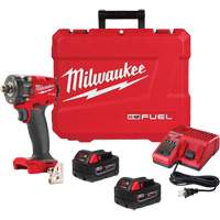 M18 Fuel™ Compact Impact Wrench with Friction Ring Kit, 18 V, 1/2" Socket  UAV745 | TENAQUIP