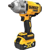 DEWALT DCF900P2 XR&reg; High Torque Impact Wrench Kit with Hog Ring Anvil, 20 V, 1/2" Socket