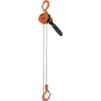 JET 110604 VLP-50-5 VLP Series Lever Puller, 5' Lift, 1000 lbs. (0.5 tons) Capacity, Galvanized Steel Chain