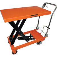 JET 190968 SLC-1100 SLC Series Hydraulic Scissor Lift Cart, 39" L x 21" W, 1100 lbs. Cap.