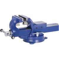 Super Heavy-Duty Bench Vise, 6" Jaw Width, 3-6/10" Throat Depth  UAV911 | TENAQUIP