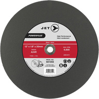 JET 501370 Meule &agrave; tronçonner PowerPlus A24R, 14" x 1/8", Arbre de 20 mm, Type 1, 5500 Tr/min