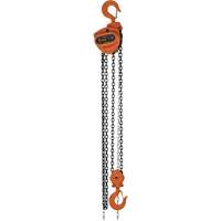 JET 101142 KCH Series Chain Hoists, 10' Lift, 6600 lbs. (3 tons) Capacity, Alloy Steel Chain