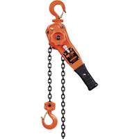 JET 110412 KLP-75L-5 KLP Series Lever Chain Hoists, 5' Lift, 1500 lbs. (0.75 tons) Capacity, Steel Chain