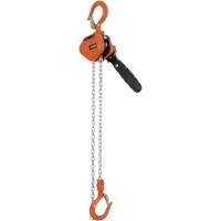 JET 110803 KLP-25-5 KLP Series Lever Chain Hoists, 5' Lift, 500 lbs. (0.25 tons) Capacity, Steel Chain