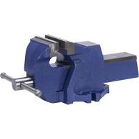 JET 320333 Heavy-Duty British Pattern Bench Vises, 5" Jaw Width, 3-1/4" Throat Depth