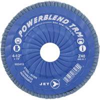 JET 503429 Disques &agrave; lamelles ajustables, 5" x Type 29, Grain Z120, Zirconium