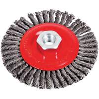 JET 553488 Stringer Bead Brushes for Angle Grinders, 4-1/2" Dia., 0.02" Fill, 5/8"-11 Arbor, Steel