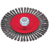 JET 553496 Brosse &agrave; cordon de soudure pour meuleuse angulaire, Dia. 6", Fils 0,02", Arbre 5/8"-11, Acier