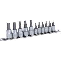 JET 601807 JHBS-11S Hextractor SAE Bit Socket Set, Hex, 1/4"/3/8" Drive, 11 Pcs