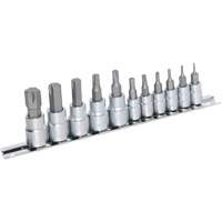 JET 601809 JHBS-11M Hextractor Metric Bit Socket Set, Hex, 1/4"/3/8" Drive, 11 Pcs