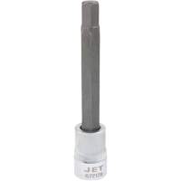 JET 677178 Tr&egrave;s longues douilles &agrave; embout, Hexagonale, 8 mm x 4" lo, Prise 3/8"