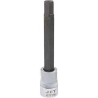 JET 677179 Extra-Long Bit Sockets, Hex, 9 mm x 4" L, 3/8" Drive