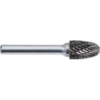 JET 534072 E5-DC Jet-Kut&reg; GP Oval Shape Carbide Bur, 1/2" Dia.