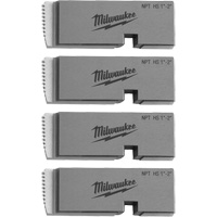 Milwaukee 48-36-1204 Fili&egrave;res de filetage pour tuyaux universel NPT, Pour tuyau de 1"-2", Acier rapide