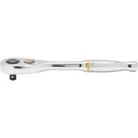 Gearwrench 81014T Cl&eacute; &agrave; cliquet &agrave; t&ecirc;te en larme &agrave; d&eacute;clenchement rapide &agrave; 90 dents, Prise de 1/4", Poign&eacute;e Ergonomique
