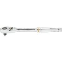 Gearwrench 81309T 90-Tooth Quick Release Teardrop Ratchet, 1/2" Drive, Ergonomic Handle