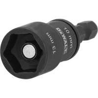 DEWALT DWADEND1013MM Tourne-&eacute;crou &agrave; double embout d&eacute;tachable FLEXTORQ, 13 mm prise, 4-4/5" lo, Magn&eacute;tique