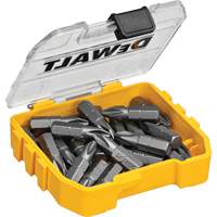 DEWALT DWAF2002B25 Jeu de forets standards 25 mcx avec syst&egrave;me ToughCase+, Phillips, #2, Prise 1/4"