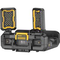 DEWALT DWST08060 ToughSystem&reg; 2.0 Adjustable Work Light with Storage, 16" x 11" x 14", Black/Yellow