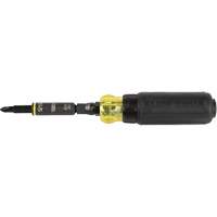Klein Tools 32500HDRT Tournevis antichocs &agrave; rochet 11-en-1 & tourne-&eacute;crou