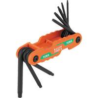 Klein Tools 70540T Compact Folding Hex Key Set, 8 Pcs., Torx&reg;