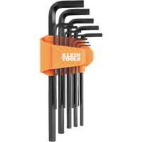 Klein Tools LS12 L-Style Long Hex Key Set, 12 Pcs., Imperial