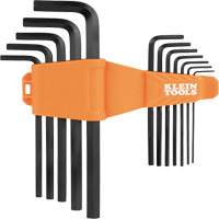 Klein Tools LS12 L-Style Long Hex Key Set, 12 Pcs., Imperial