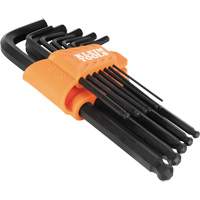 Klein Tools BLS12 Jeu de cl&eacute;s hexagonales &agrave; embout sph&eacute;rique de style L, 12 mcx, Imp&eacute;rial