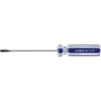 Outils Aurora UAX703 Tournevis &agrave; fente bleu transparent avec bandes , Tige de 1/8", Ronde, Prise en Plastique