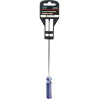 Aurora Tools UAX704 Blue Transparent Striped Slotted Screwdriver, 1/8" Tip, Round, Plastic Handle