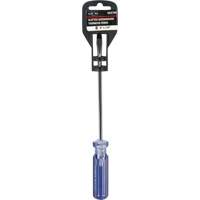 Outils Aurora UAX709 Tournevis &agrave; fente bleu transparent avec bandes, Tige de 1/4", Ronde, Prise en Plastique