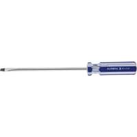 Outils Aurora UAX709 Tournevis &agrave; fente bleu transparent avec bandes, Tige de 1/4", Ronde, Prise en Plastique
