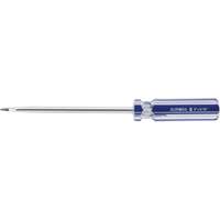 Aurora Tools UAX710 Blue Transparent Striped Slotted Screwdriver, 5/16" Tip, Round, Plastic Handle