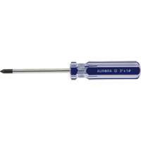 Outils Aurora UAX712 Tournevis Philips bleu transparent avec bandes, #1, Prise Plastique