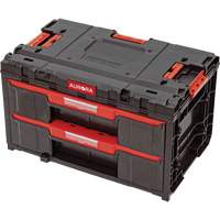 Aurora Tools UAX721 Arx&reg; 2-Drawer Toolbox, 23-1/10" x 15" x 13-2/5", Black