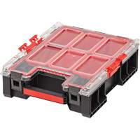 Outils Aurora UAX735 Organisateur moyen haut avec bacs Arx, 10-2/5" x 14-3/10" x 4-1/5", Noir