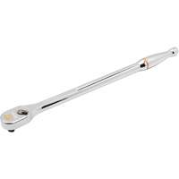 Gearwrench 81034XP Rochet &agrave; t&ecirc;te chrom&eacute;e enti&egrave;rement polie en goutte avec manche extra long 120XP, Prise de 1/4", Poign&eacute;e Ergonomique
