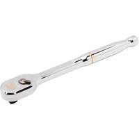 Gearwrench 81211XP Rochet &agrave; t&ecirc;te chrom&eacute;e enti&egrave;rement polie en goutte 120XP, Prise de 3/8", Poign&eacute;e Ergonomique