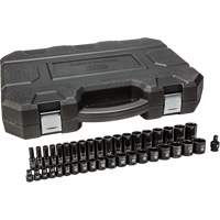 Gearwrench 099575084942 6-Point SAE Socket Set, 39 Pcs, Impact, 1/2" Drive Size, Deep