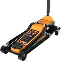 Gearwrench 099575100499 Low Profile Floor Jack, 3.5 Ton(s) Capacity, 3-3/4" Lowered, 21-3/4" Raised, Manual Hydraulic